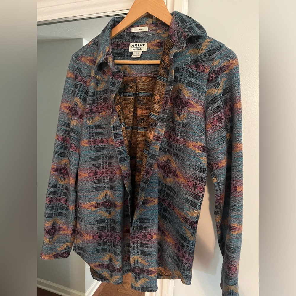 Ariat Women’s Real Relaxed Fit Button Down Shirt